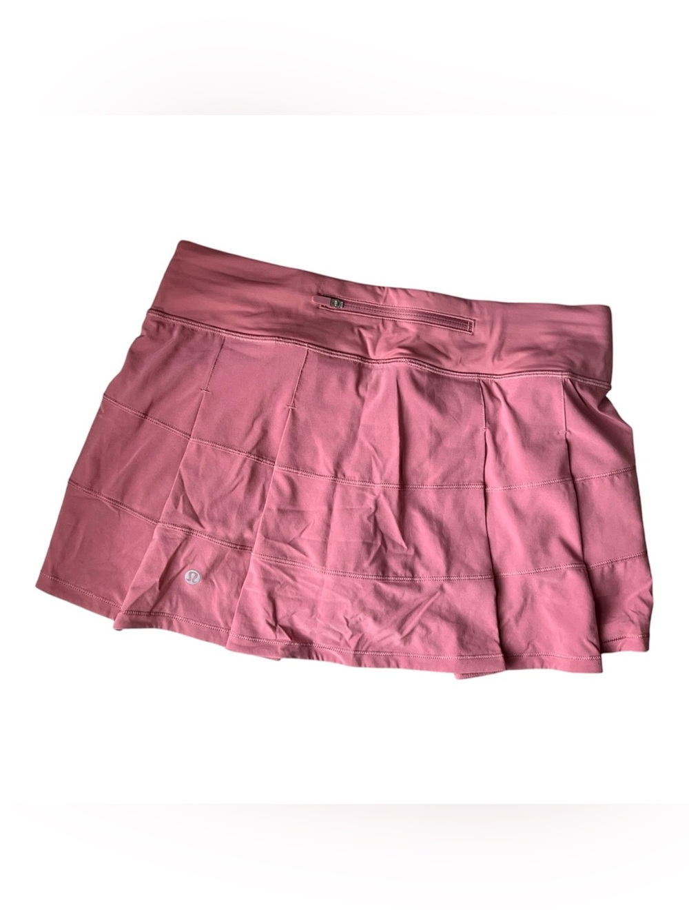 Lululemon Pace Rival Mid-Rise Skirt Long Brier Rose Pink Womens Size 8 NWOT HTF